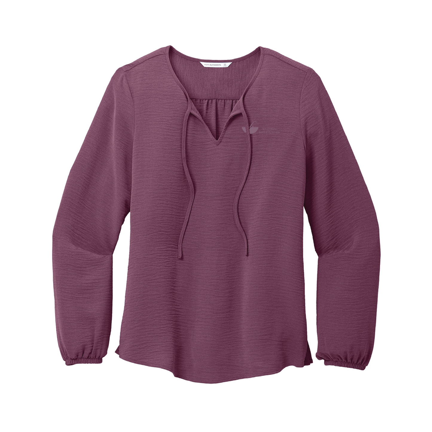 Southern Bath & Kitchen Women's Textured Crepe Blouse - Purple Mist
