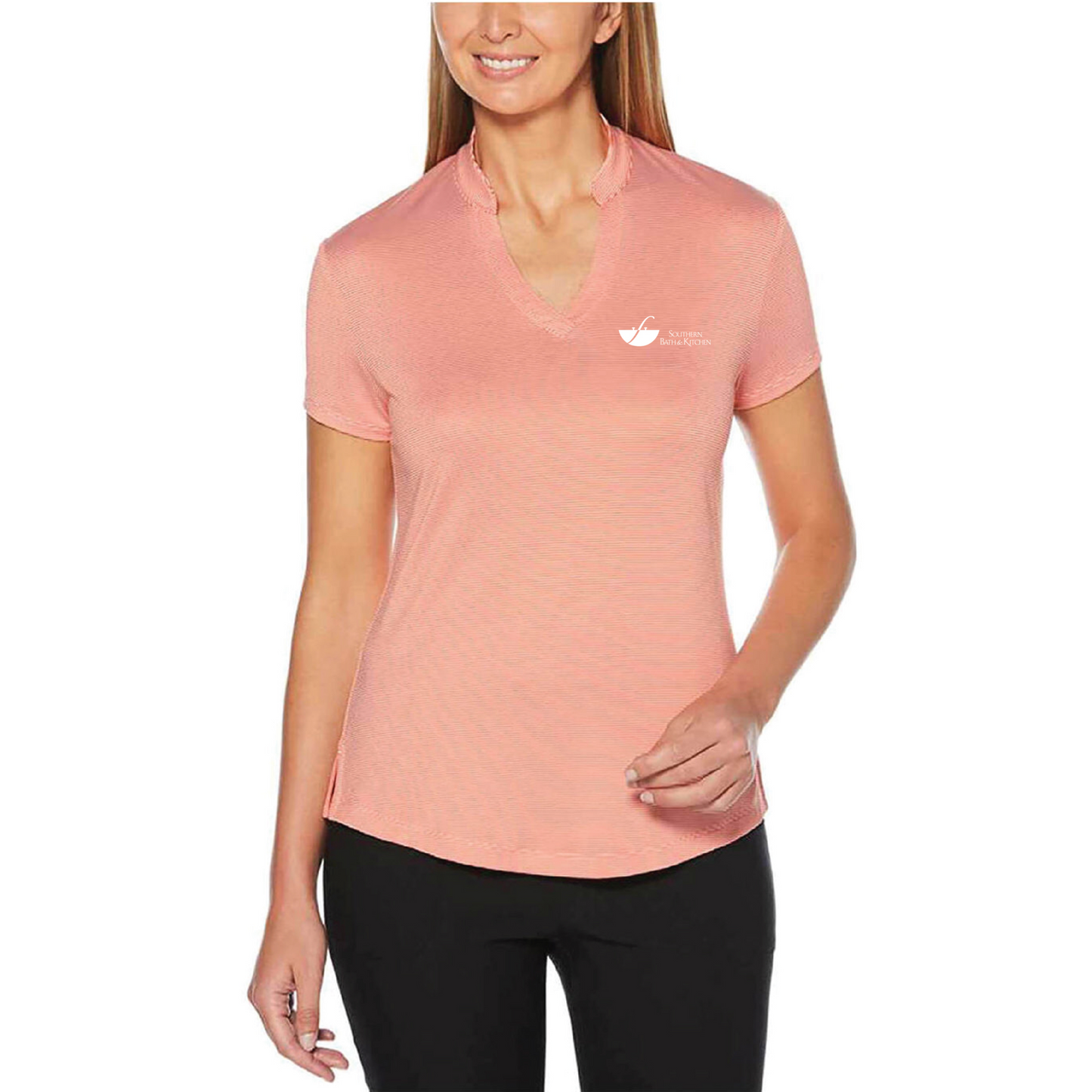 Southern Bath & Kitchen Callaway Women's Fine Line Polo