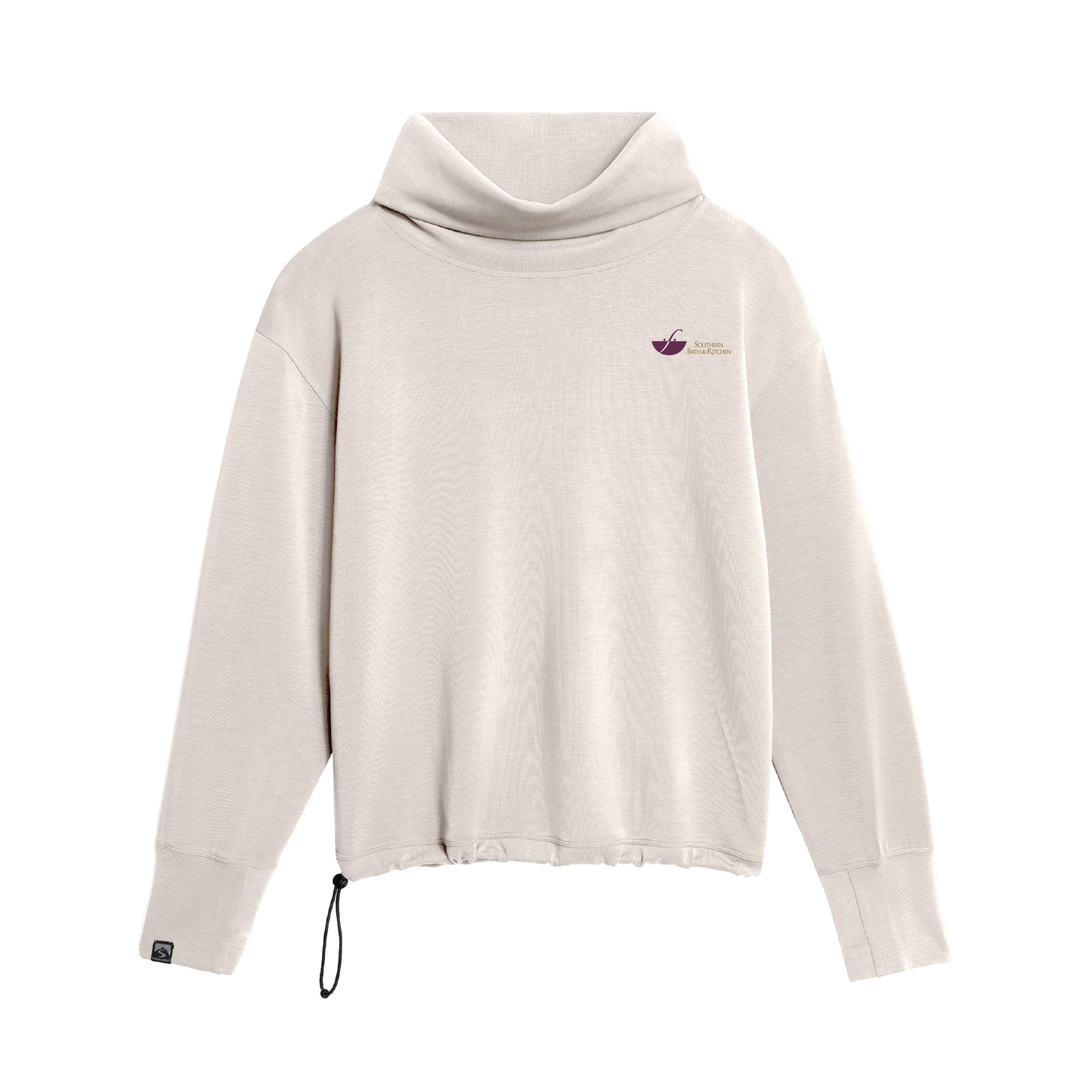 Southern Bath & Kitchen Women's Comfort Zone Super Soft Modal Blend Funnel Neck Sweatshirt
