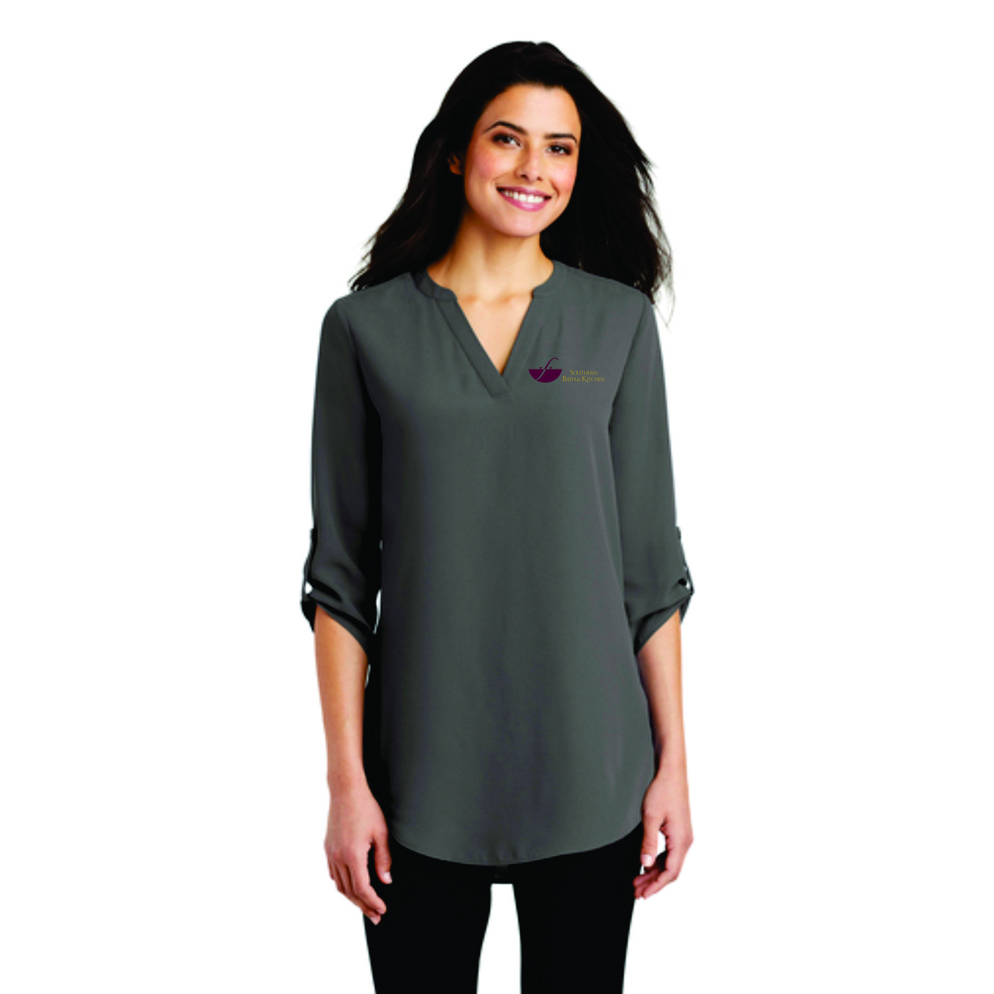 Southern Bath & Kitchen Ladies 3/4-Sleeve Tunic Blouse