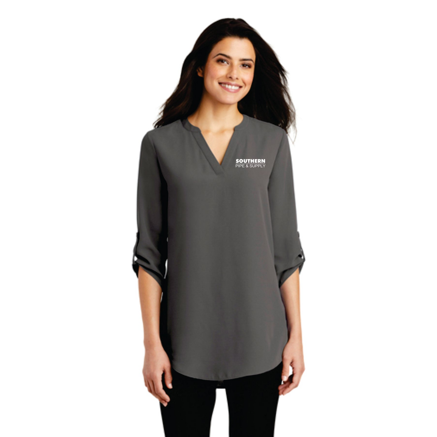 Ladies 3/4 Sleeve Tunic Blouse