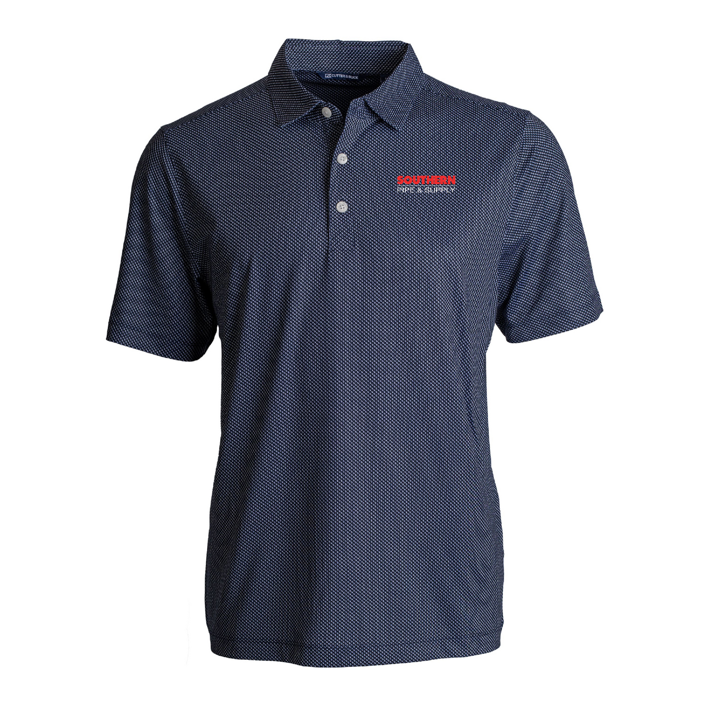 Cutter & Buck Pike Eco Symmetry Print Stretch Recycled Men's Polo