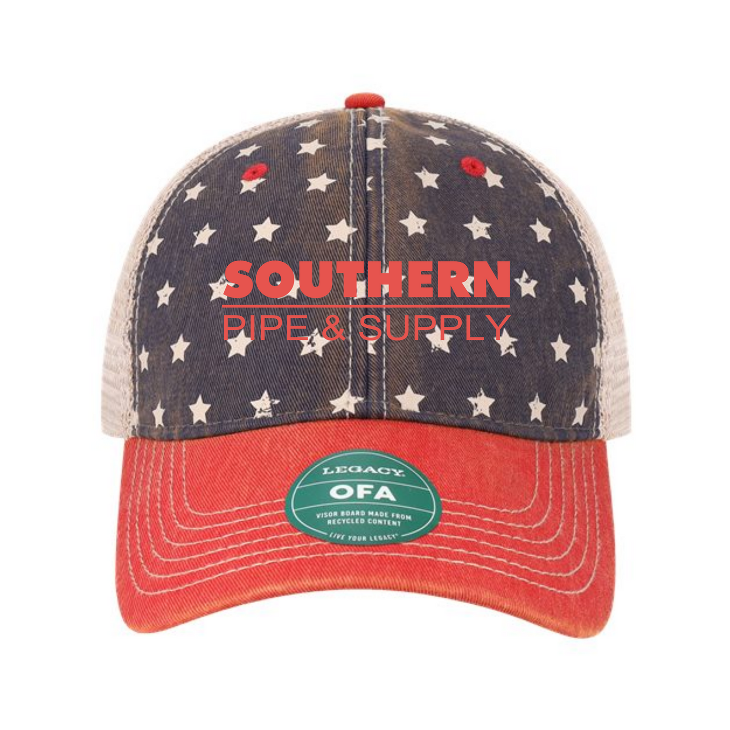 Legacy Old Favorite Merica Stars Trucker Cap