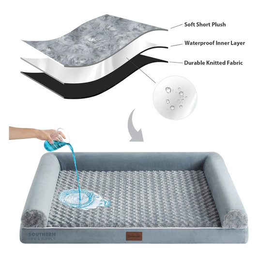 Waterproof Orthopedic Dog Bed for Medium/Large Dogs