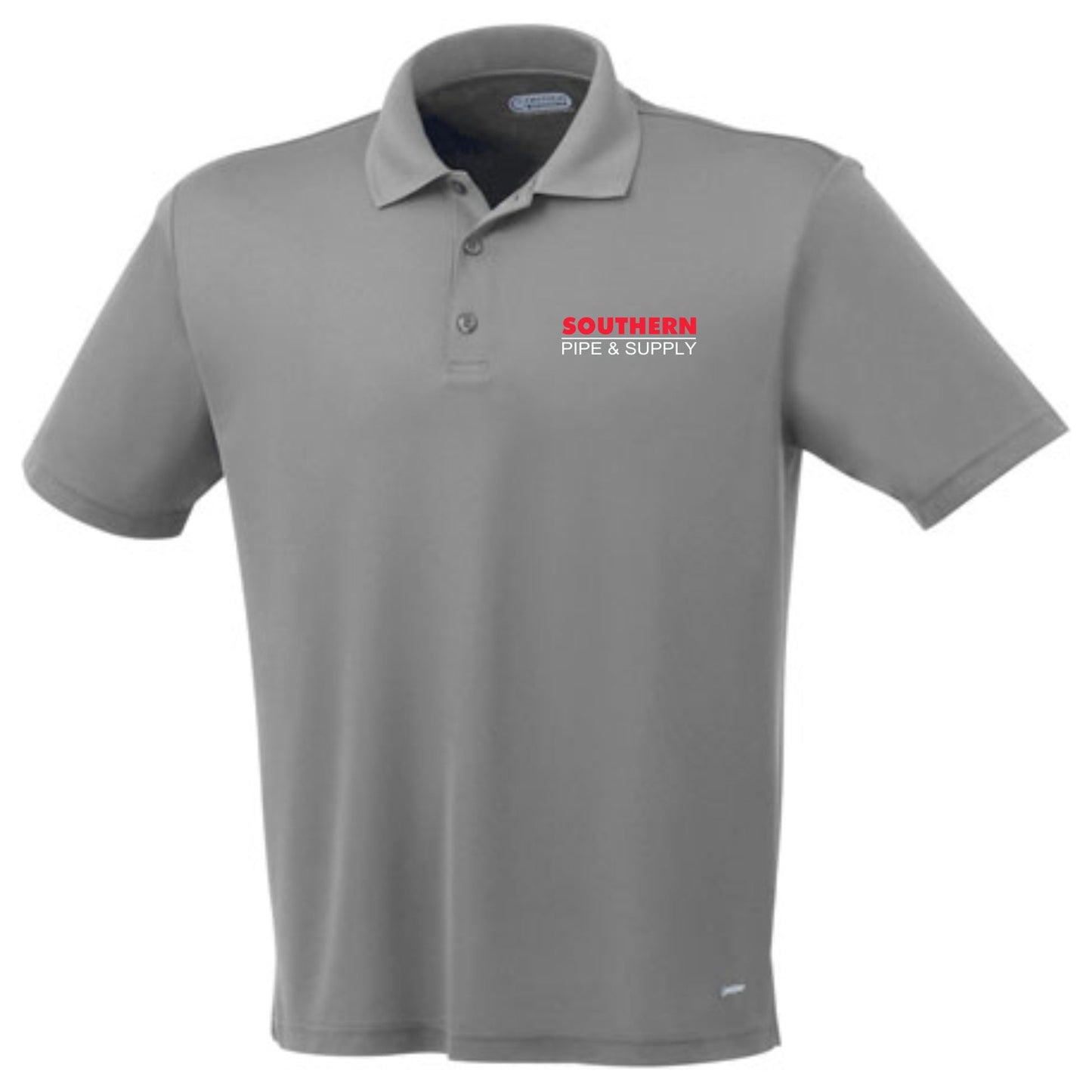 Men's Moreno Short Sleeve Polo - Steel Grey