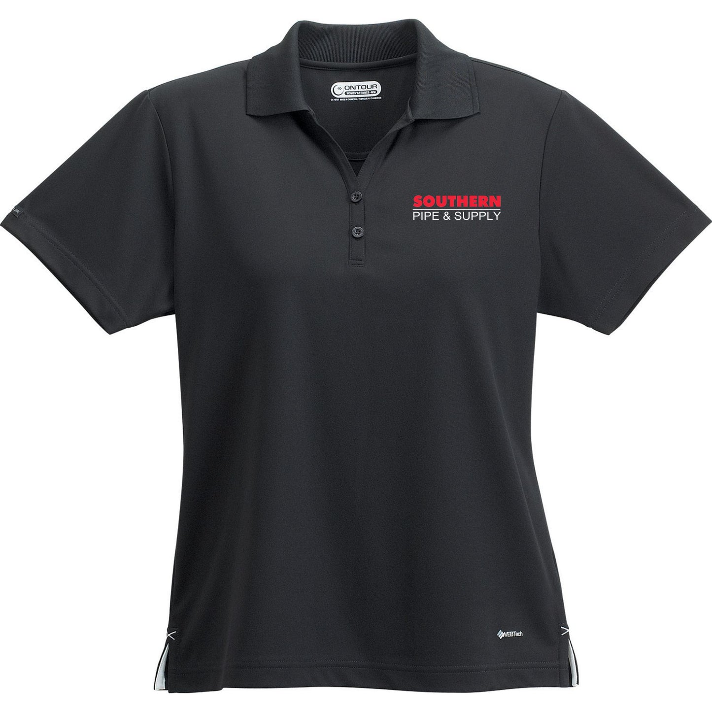 Women's Moreno Short Sleeve Polo - Black