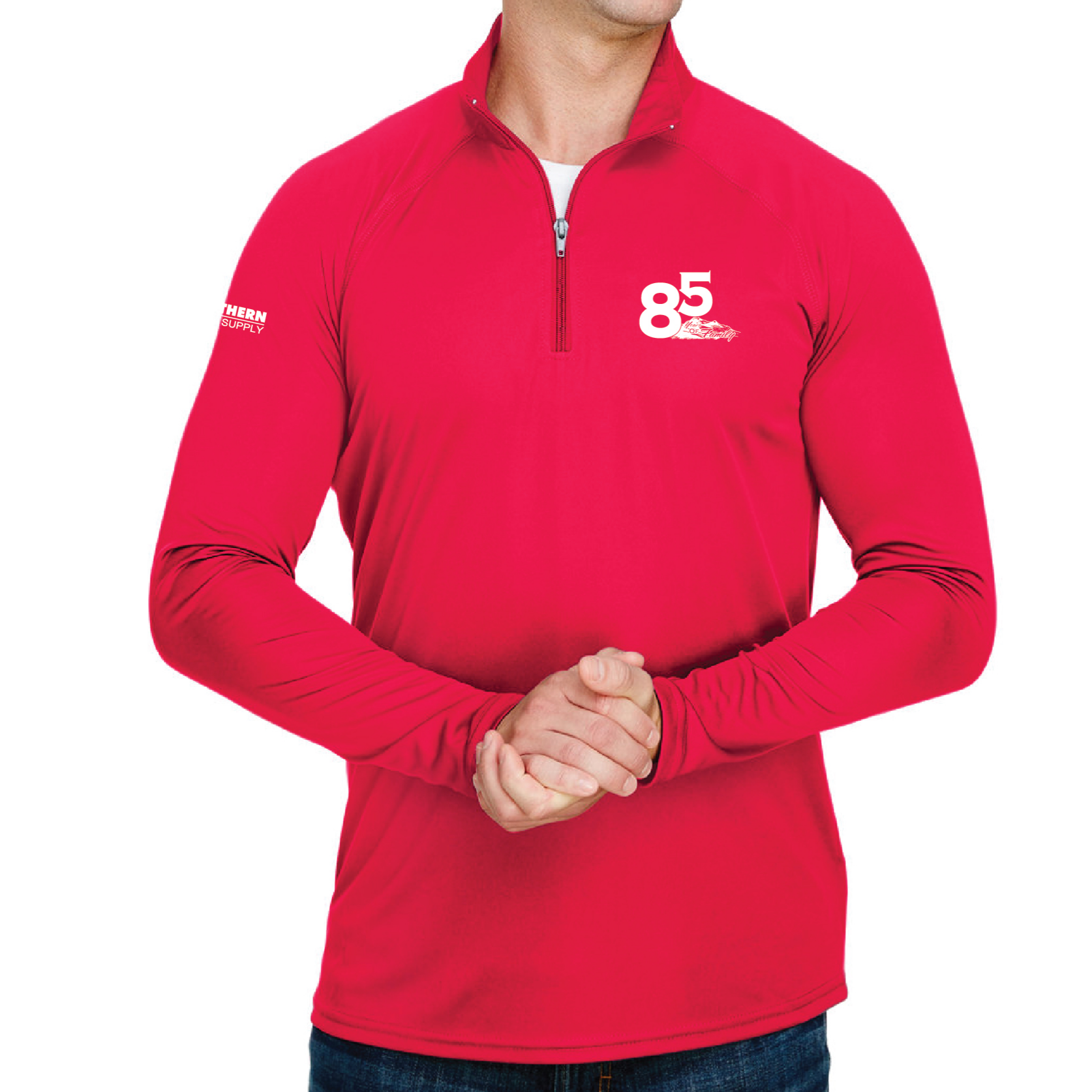 85TH Anniversary A4 Polyester 1/4 Zip – thestoreatsouthernpipe