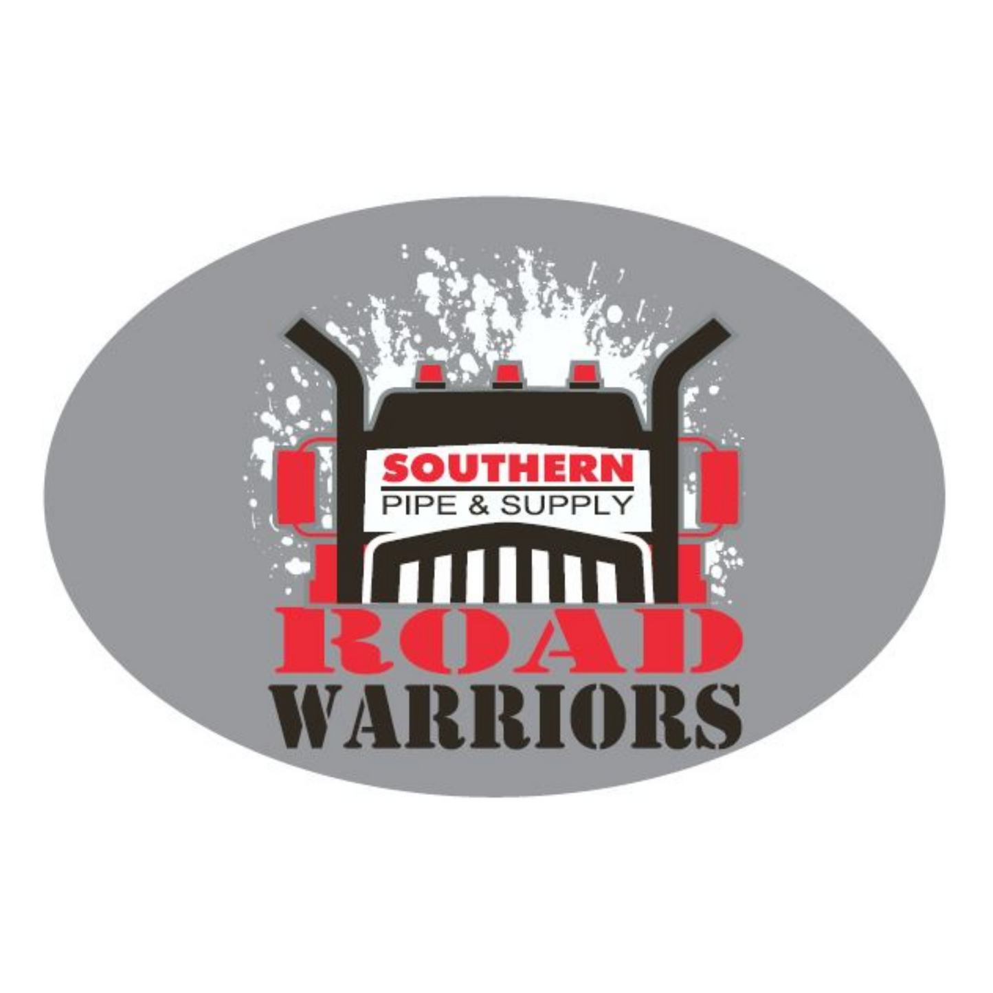 Road Warriors Oval Sticker