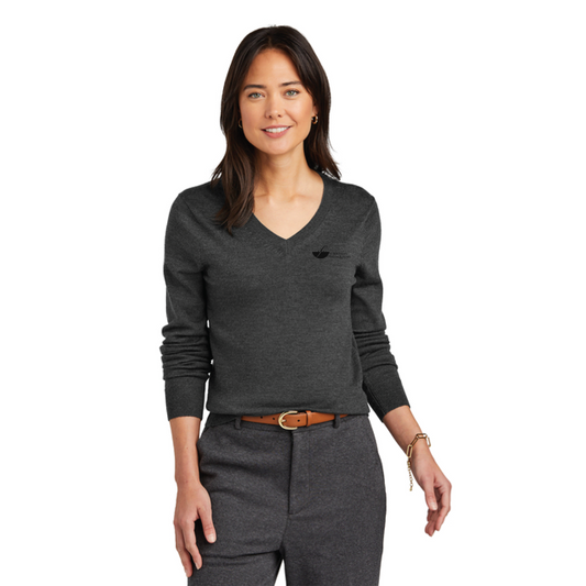 Southern Bath & Kitchen Women's Washable Merino V-Neck Sweater