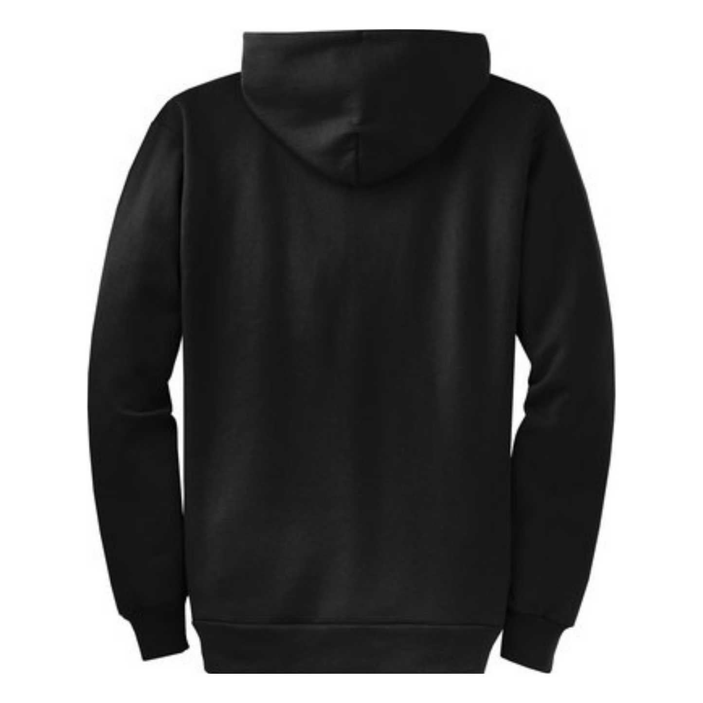 Black Core Fleece Full-Zip Hoodie