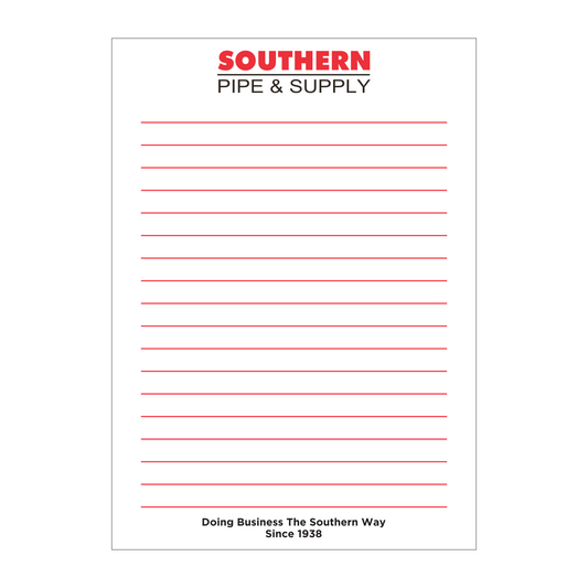 5"x7" Southern Pipe & Supply 50-Sheet Scratch Pad