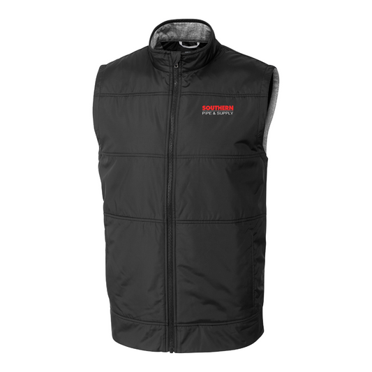 Cutter & Buck Stealth Hybrid Quilted Men's Windbreaker Vest