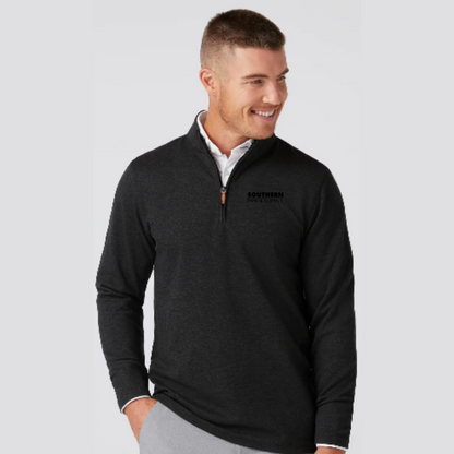 Mizzen + Main Men's Heather KPI Quarter-Zip