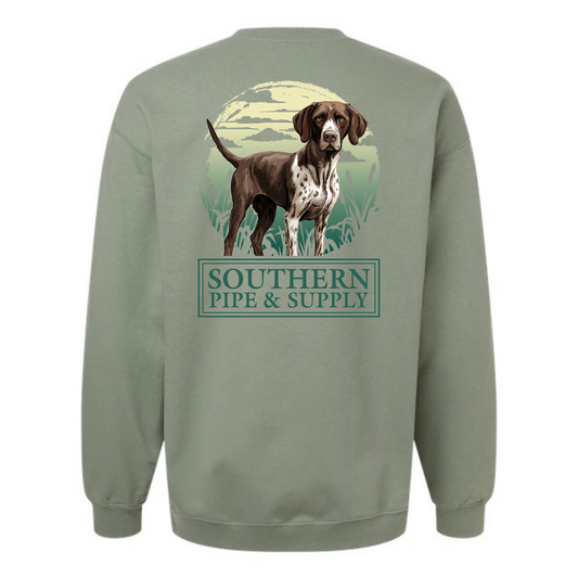 Hunting Pointer Unisex Midweight Crewneck Sweatshirt