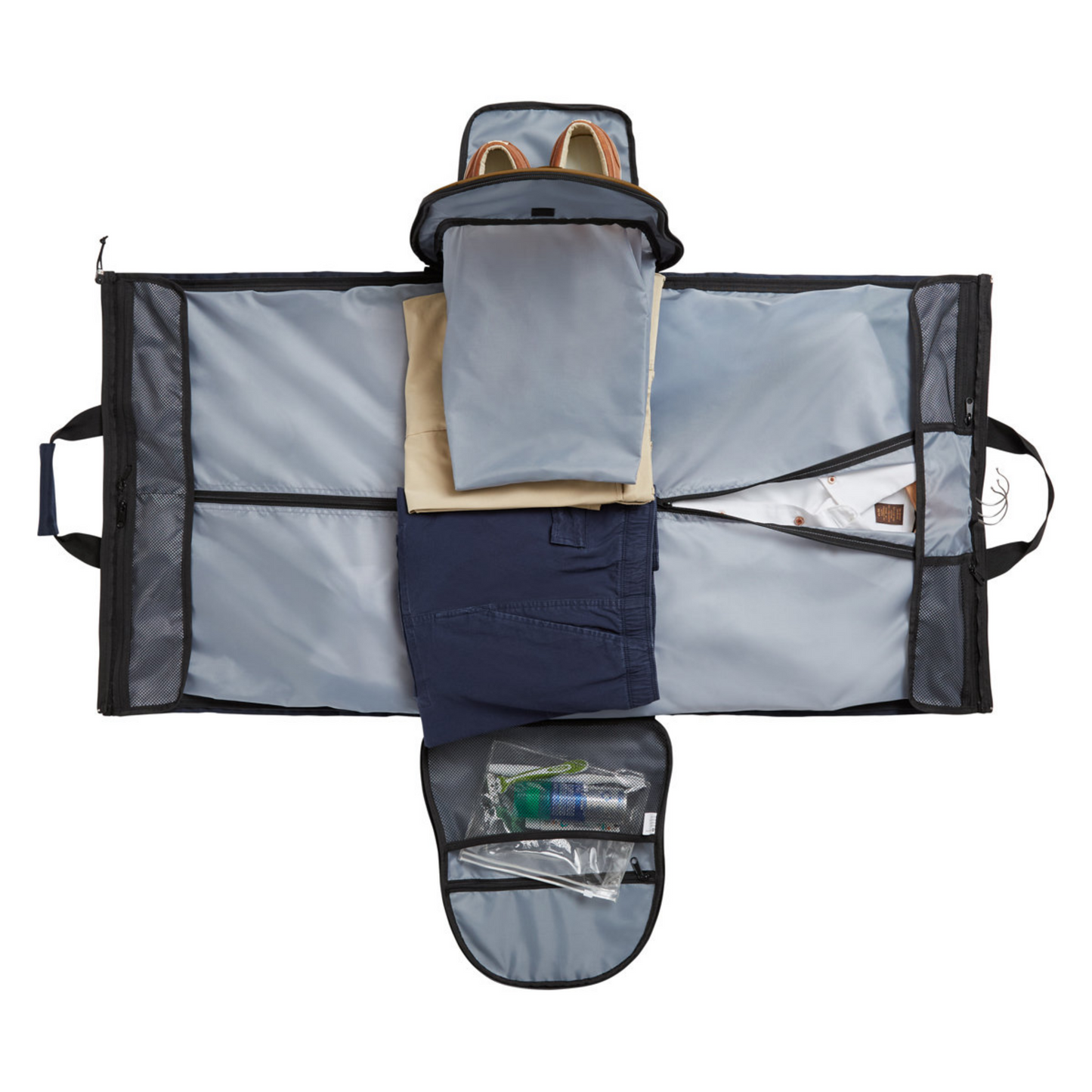Harriton ClimaBloc™ Eco Friendly Convertible Garment Duffel & Laptop Bag
