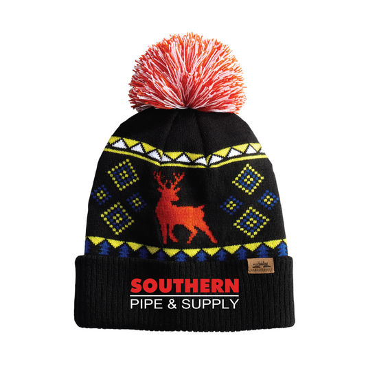 LIMITED EDITION Spacecraft Wild Pom Christmas Beanie