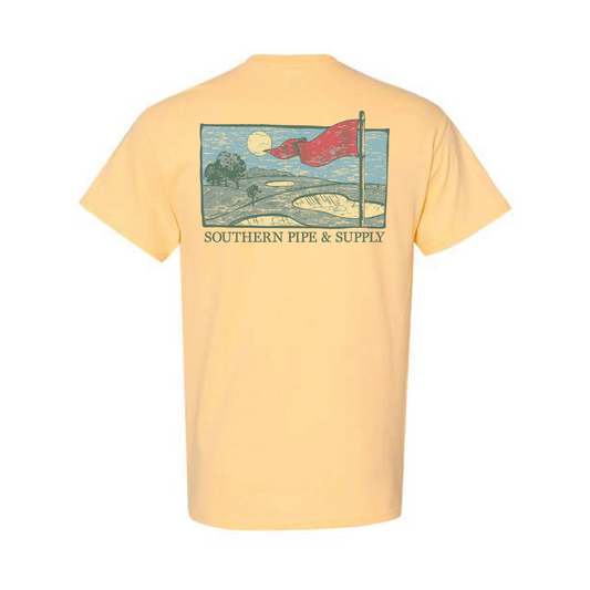 Golf Sketch Gildan Heavy Cotton Short Sleeve T-Shirt