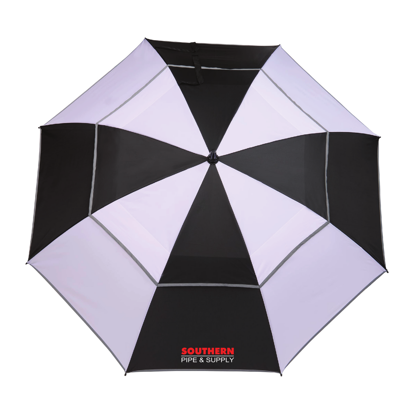 62" RPET Golf Umbrella with Reflective Trim