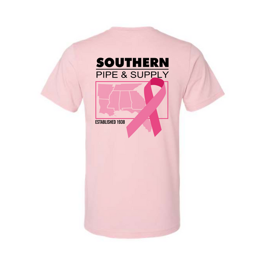 Breast Cancer Awareness States T-Shirt - Pink