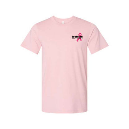Breast Cancer Awareness States T-Shirt - Pink