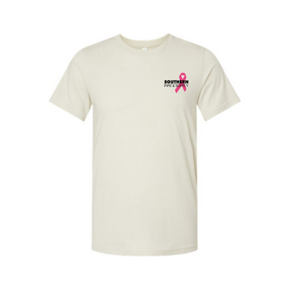 Breast Cancer Awareness States T-Shirt - Heather Oatmeal