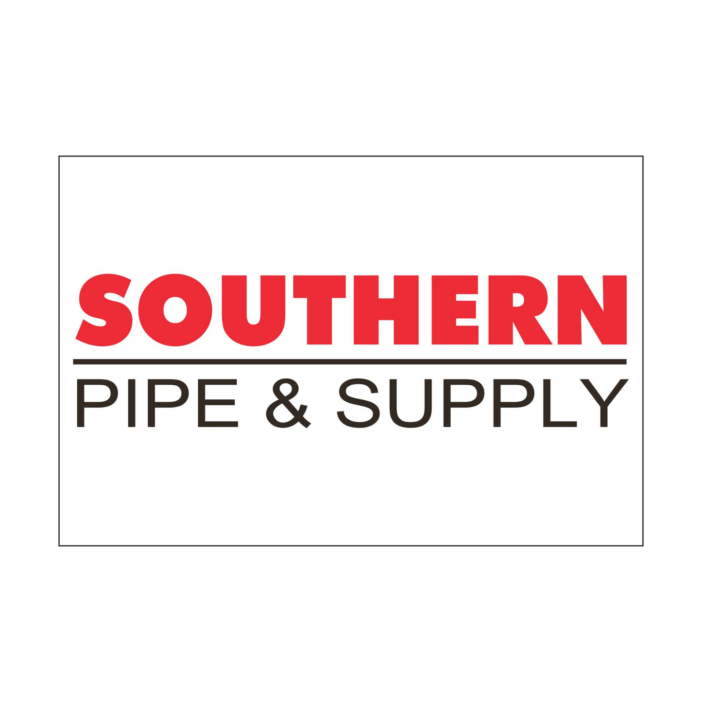 Southern Pipe 4x6 Vinyl Banner