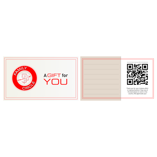 Family Circle Foldover Cards with A8 Envelopes (Pack of 50)