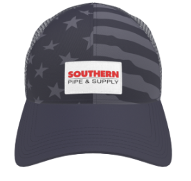 Debossed American Flag Cap with Patch
